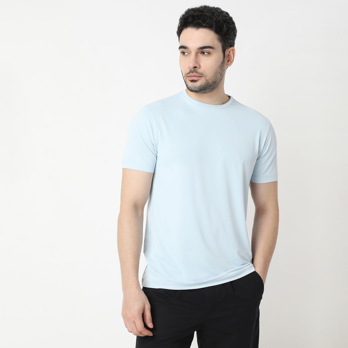 Regular Fit Jacquard T-Shirt