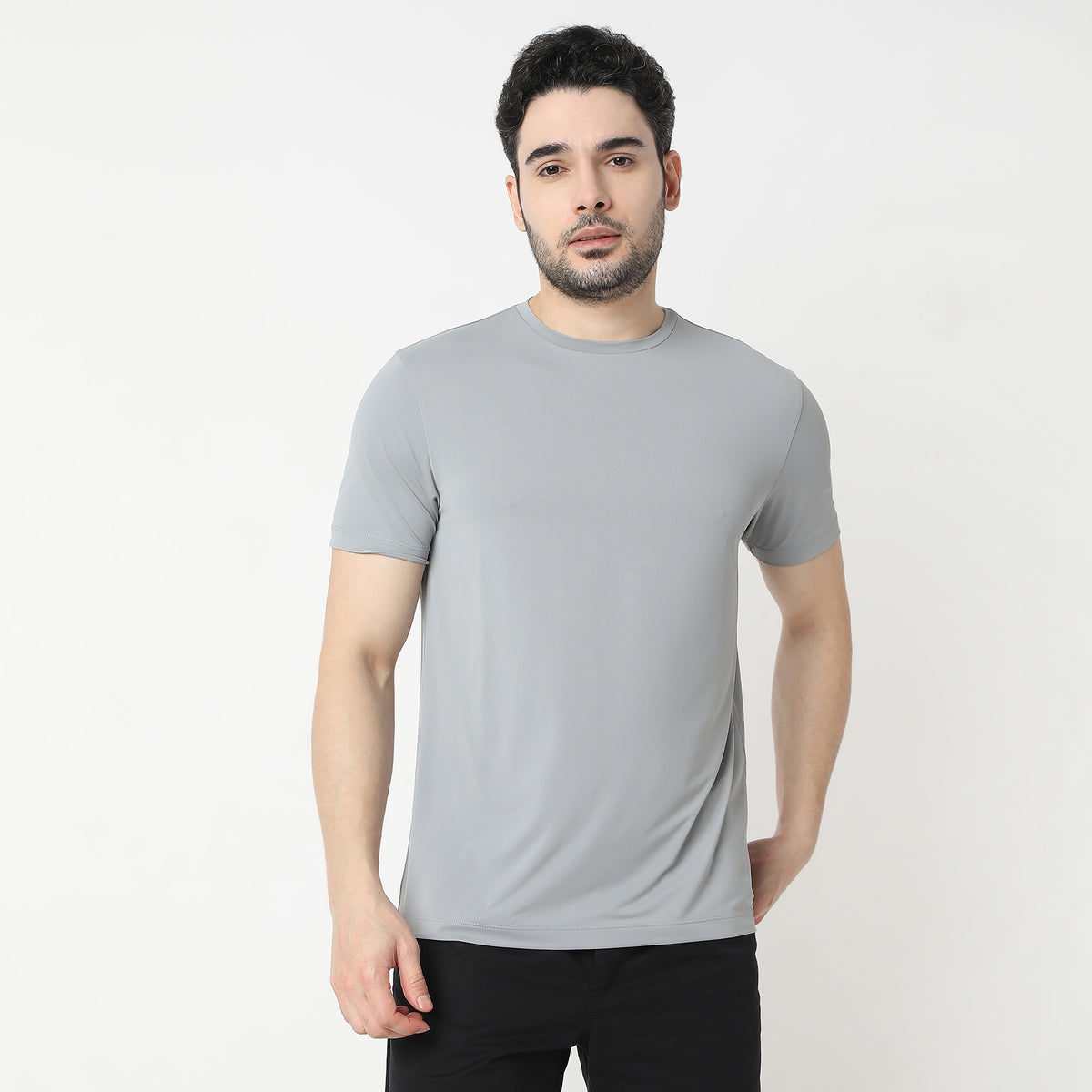 Regular Fit Jacquard T-Shirt