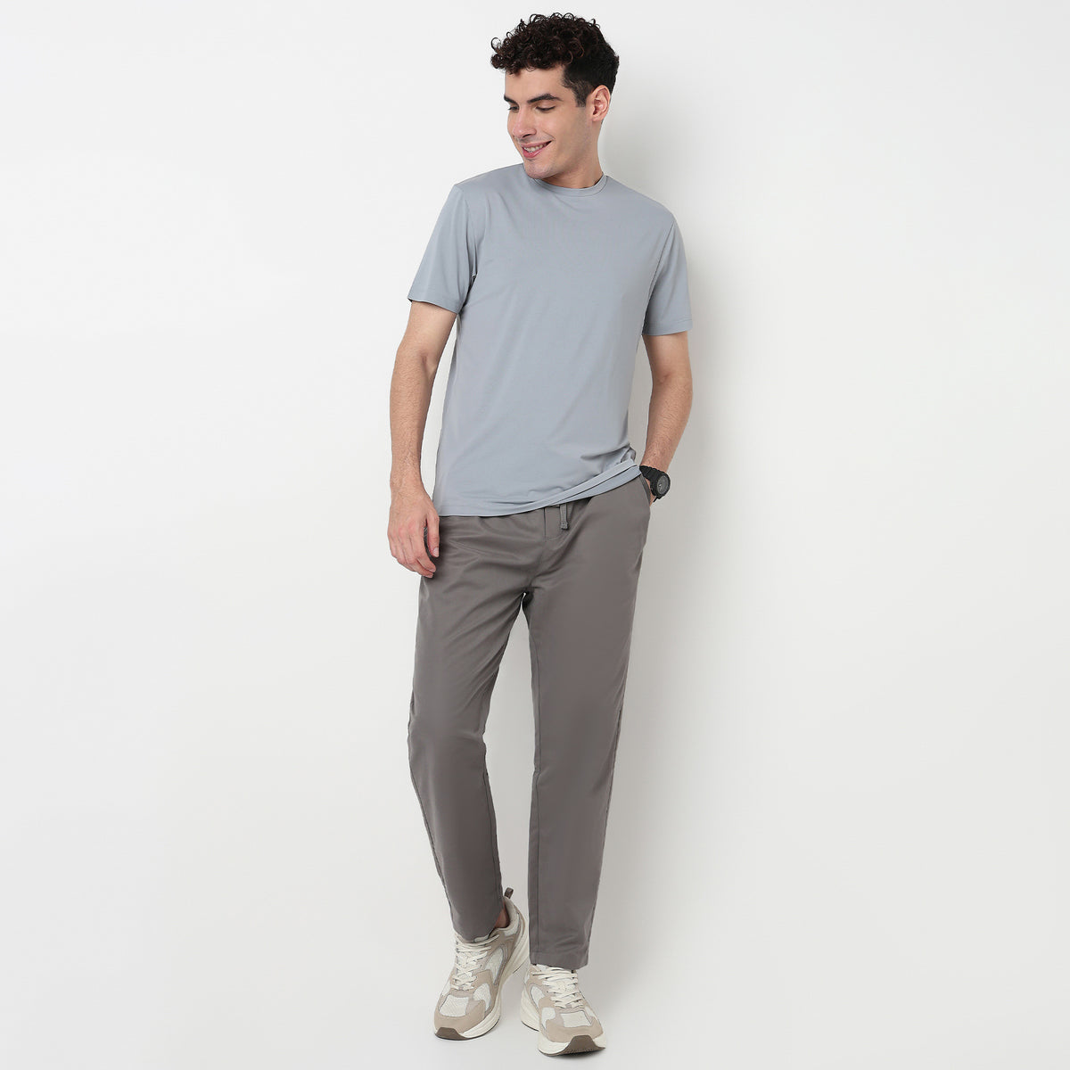 Regular Fit Jacquard T-Shirt