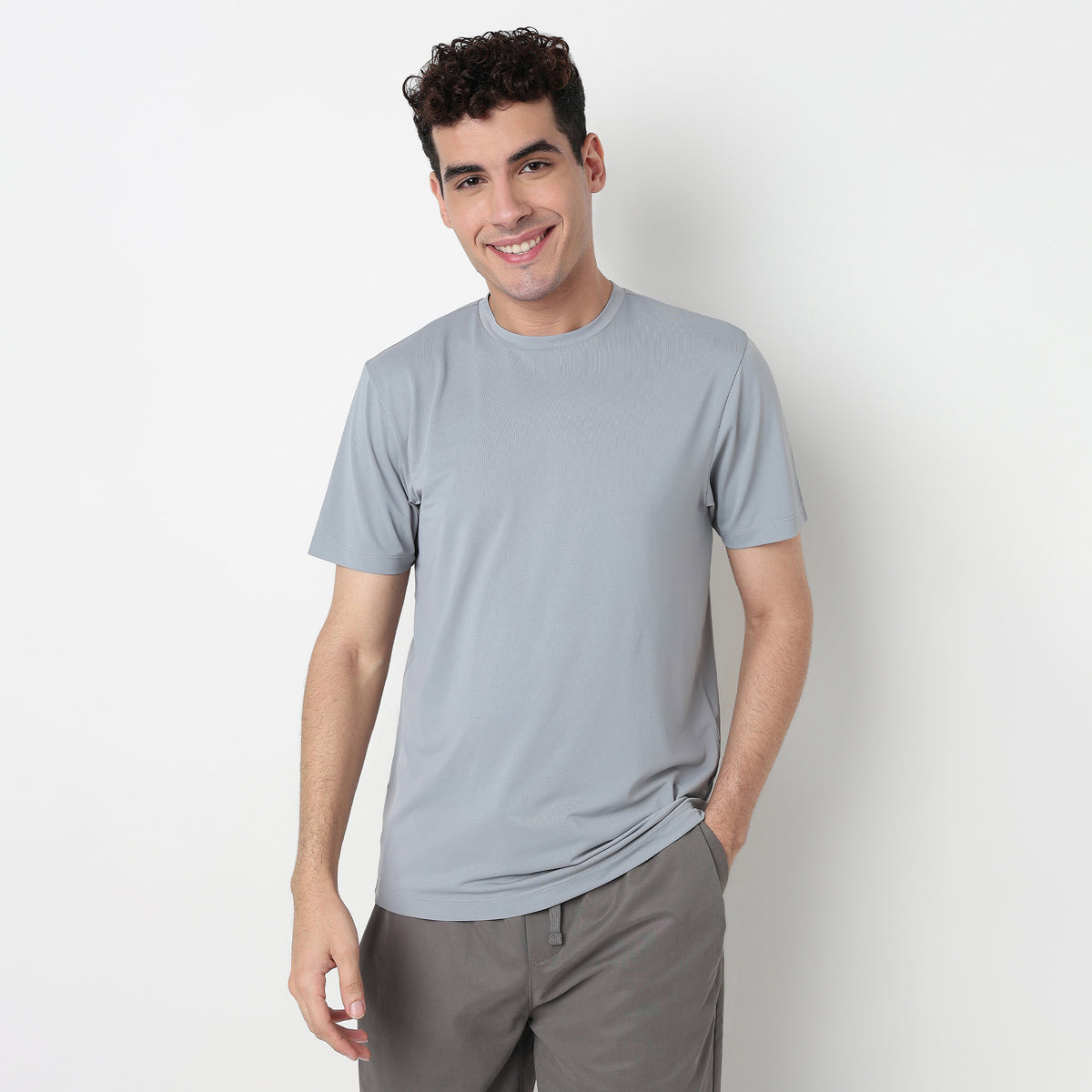 Regular Fit Jacquard T-Shirt