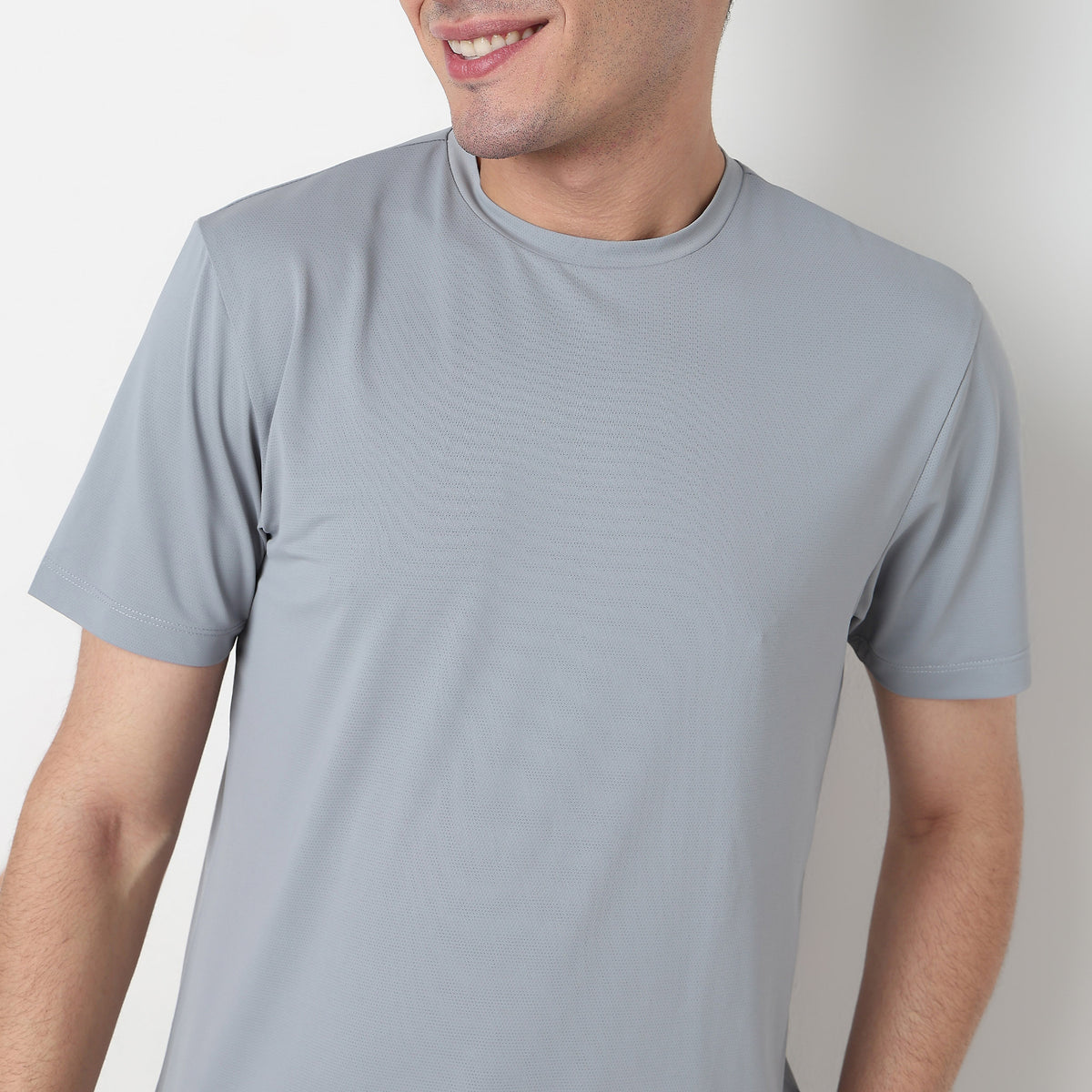 Regular Fit Jacquard T-Shirt
