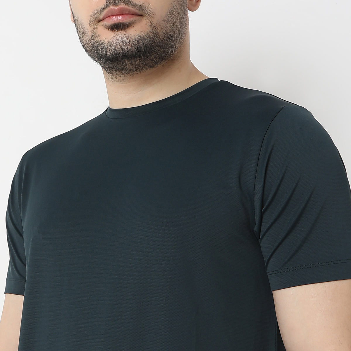 Regular Fit Jacquard T-Shirt