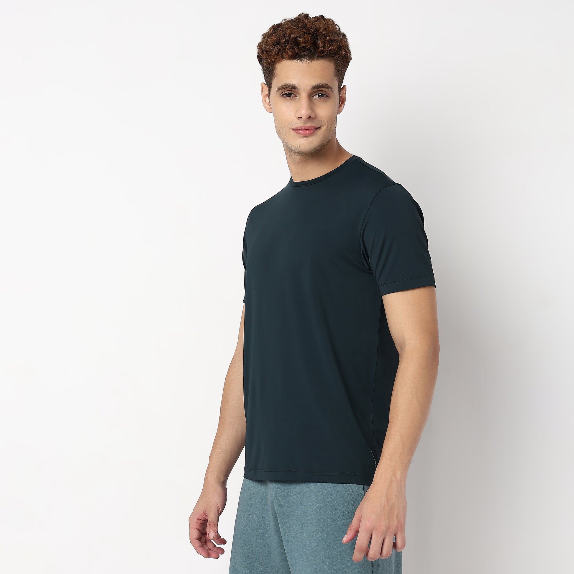 Regular Fit Jacquard T-Shirt