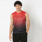 Crew Neck Sleeveless All Over Printed Easy DryFast Wicking Breathable T-Shirt