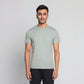 Structured Crew Neck T-Shirt