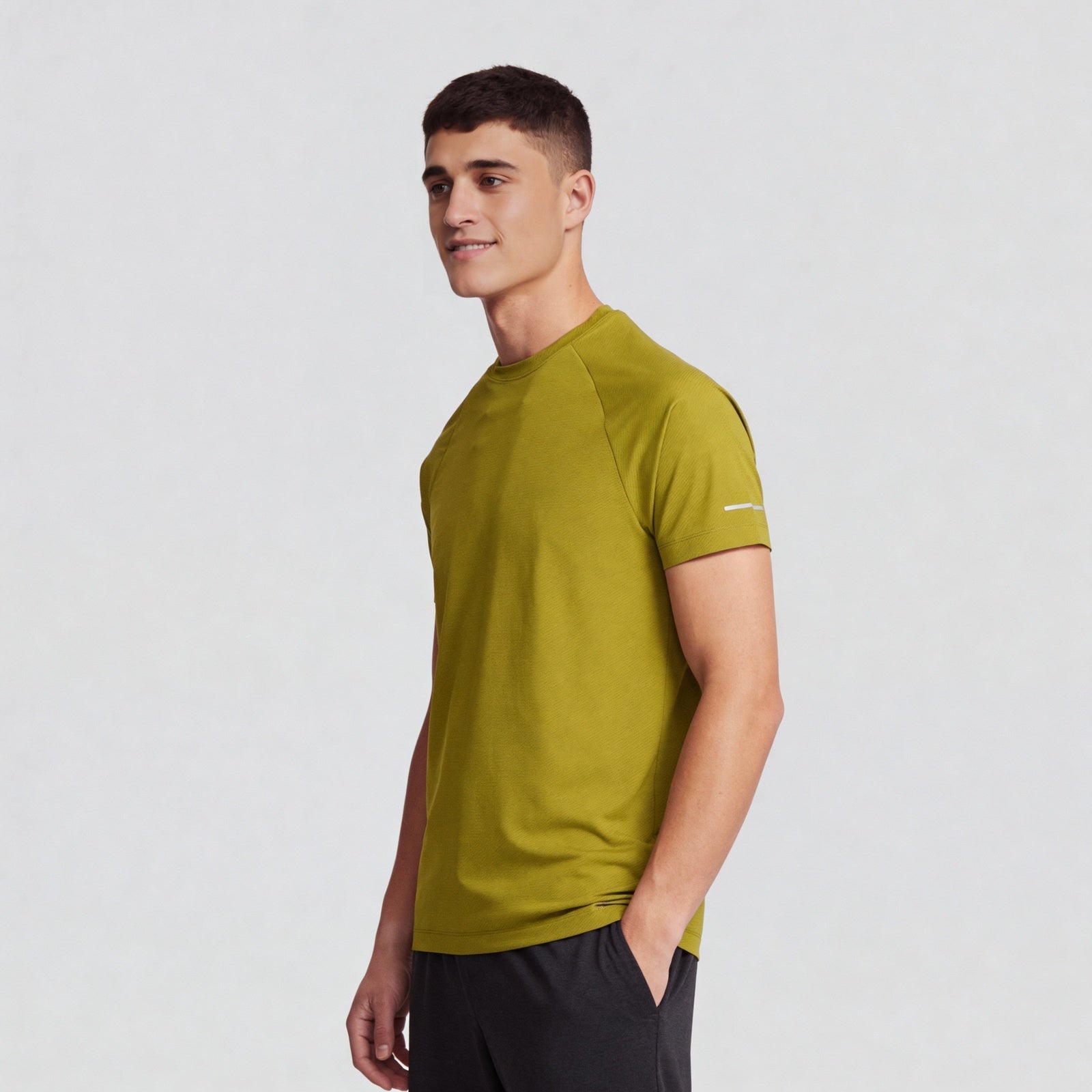 Structured Crew Neck T-Shirt