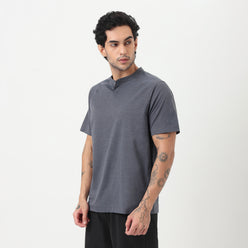 Muscletee – Airdry® – Henly Neck Tee with Regular Fit Comfort
