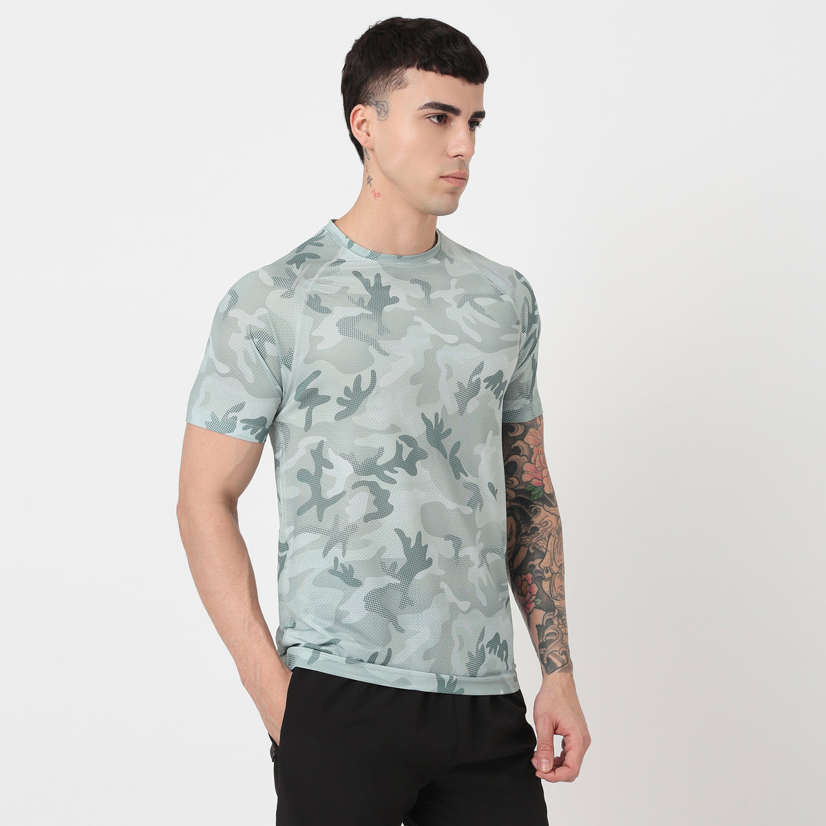 Airdry® Dynamax Tee All Over Print Tee with Stretch Comfort