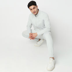 Air jack Solid High Neck Jacket