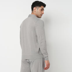 Air jack Solid High Neck Jacket