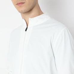 Air jack Solid High Neck Jacket