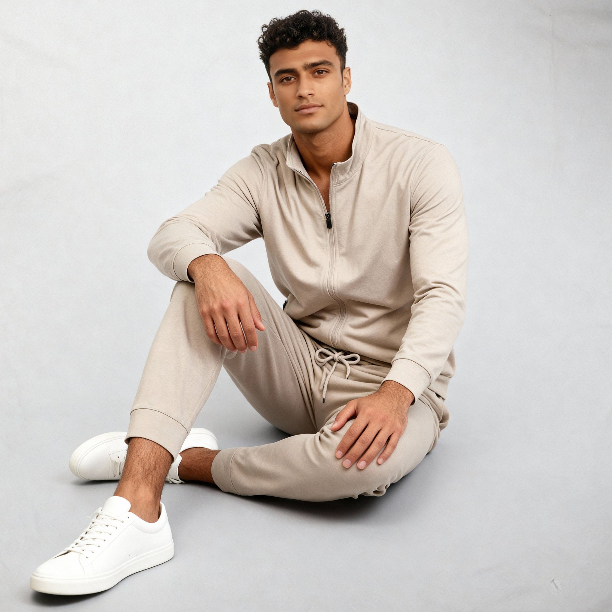 Air jack Solid High Neck Jacket