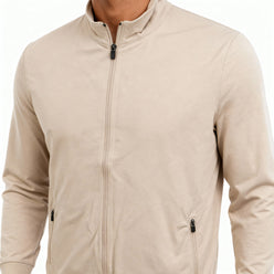 Air jack Solid High Neck Jacket