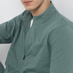 Air jack Solid High Neck Jacket