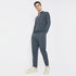 Regular Fit Solid Mid Rise Trackpants