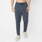 Regular Fit Solid Mid Rise Trackpants