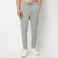 Regular Fit Solid Mid Rise Trackpants