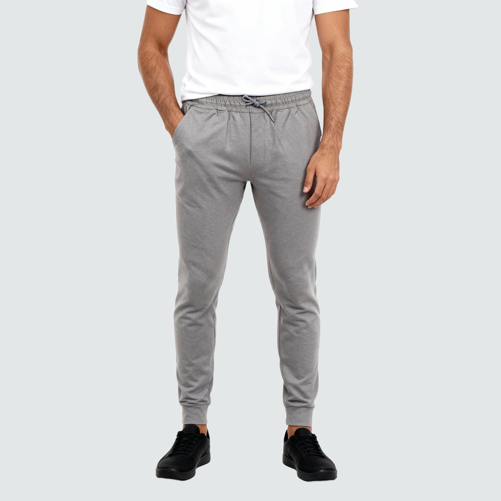 Regular Fit Solid Mid Rise Trackpants