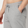 Regular Fit Solid Mid Rise Trackpants