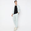Regular Fit Solid Mid Rise Trackpants