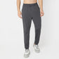 Regular Fit Solid Mid Rise Trackpants
