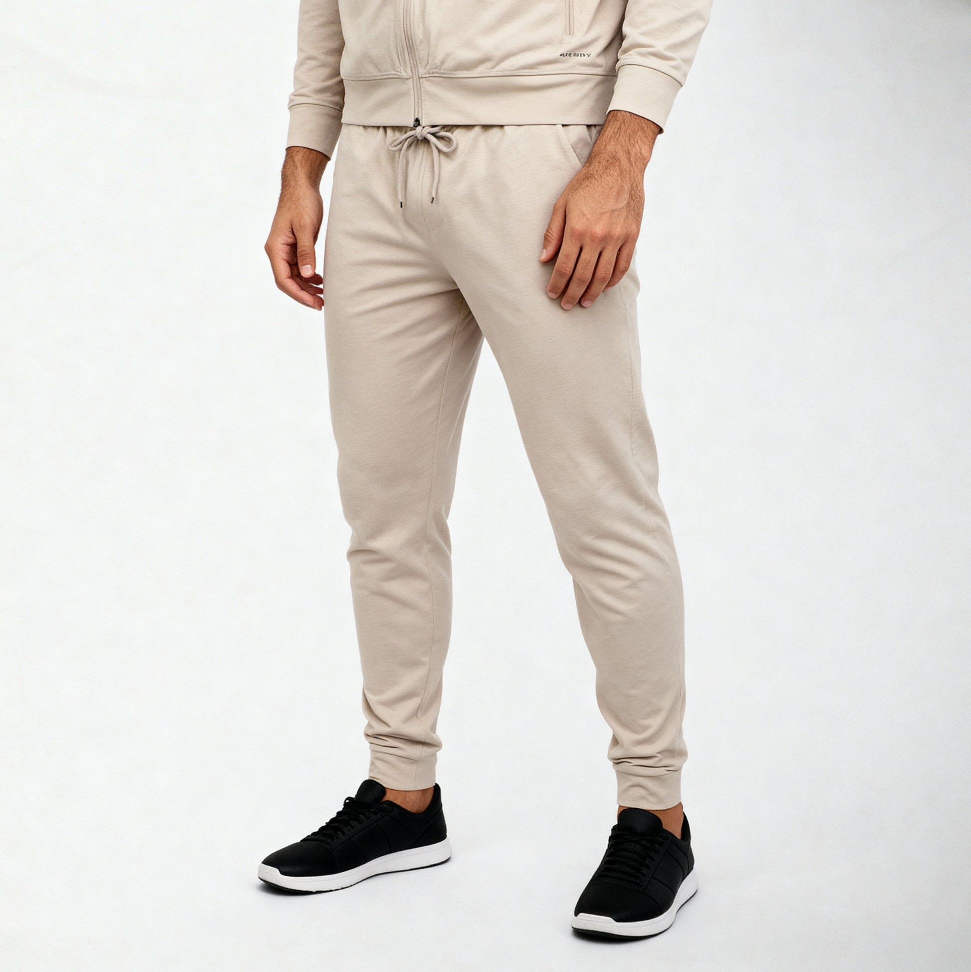 Regular Fit Solid Mid Rise Trackpants