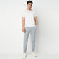 Regular Fit Solid Mid Rise Trackpants