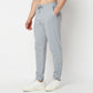 Regular Fit Solid Mid Rise Trackpants