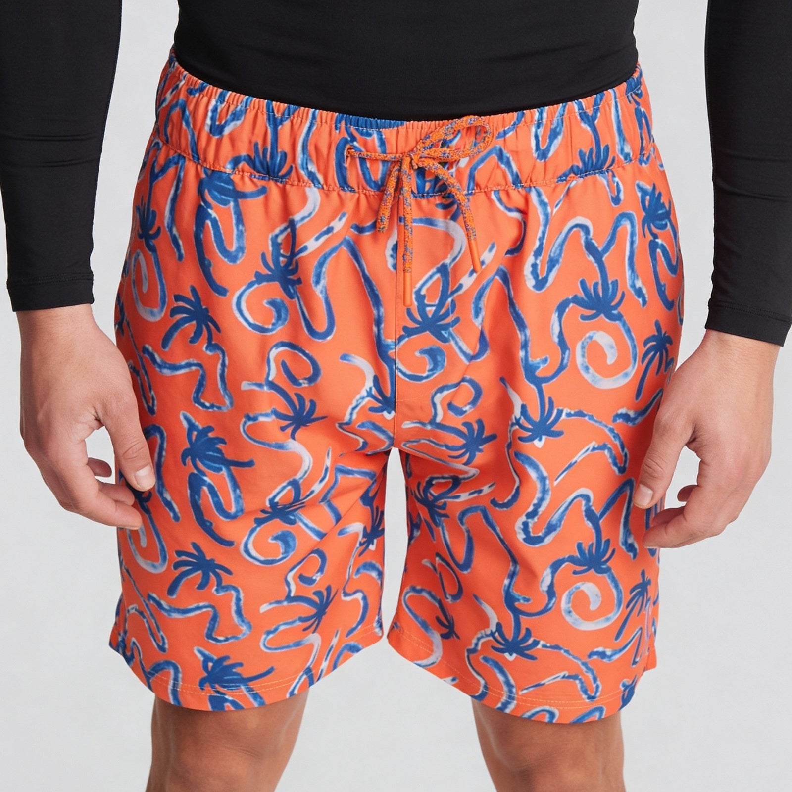 Printed Air Dry Surfer Shorts