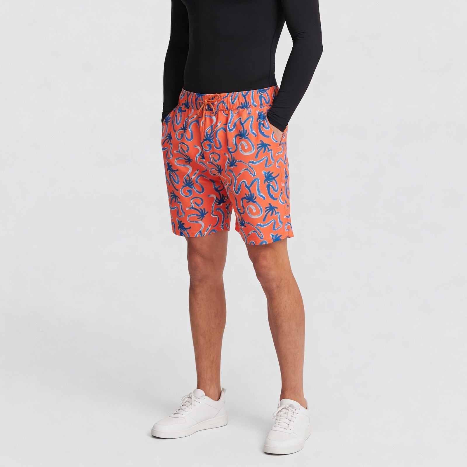 Printed Air Dry Surfer Shorts