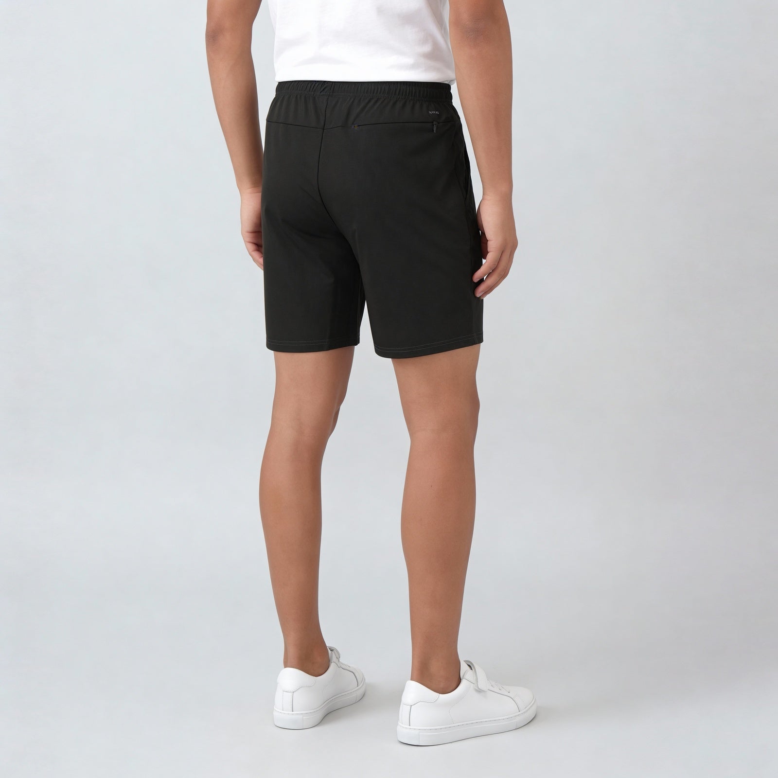Solid Mid Rise Flex shorts