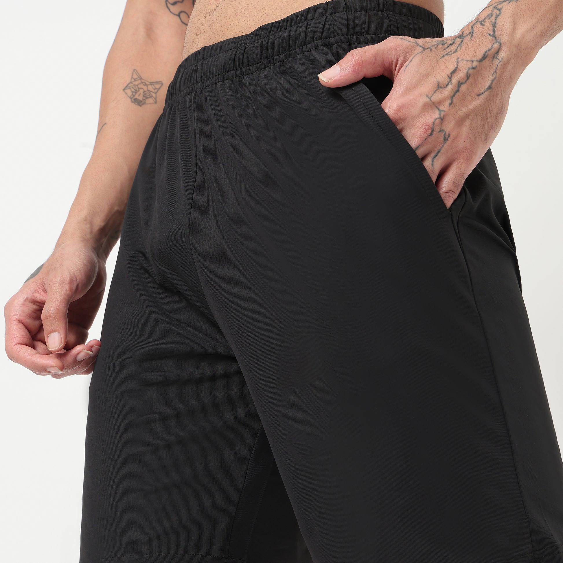 Flxshorts – Airdry® – Solid Woven Mid Rise Shorts