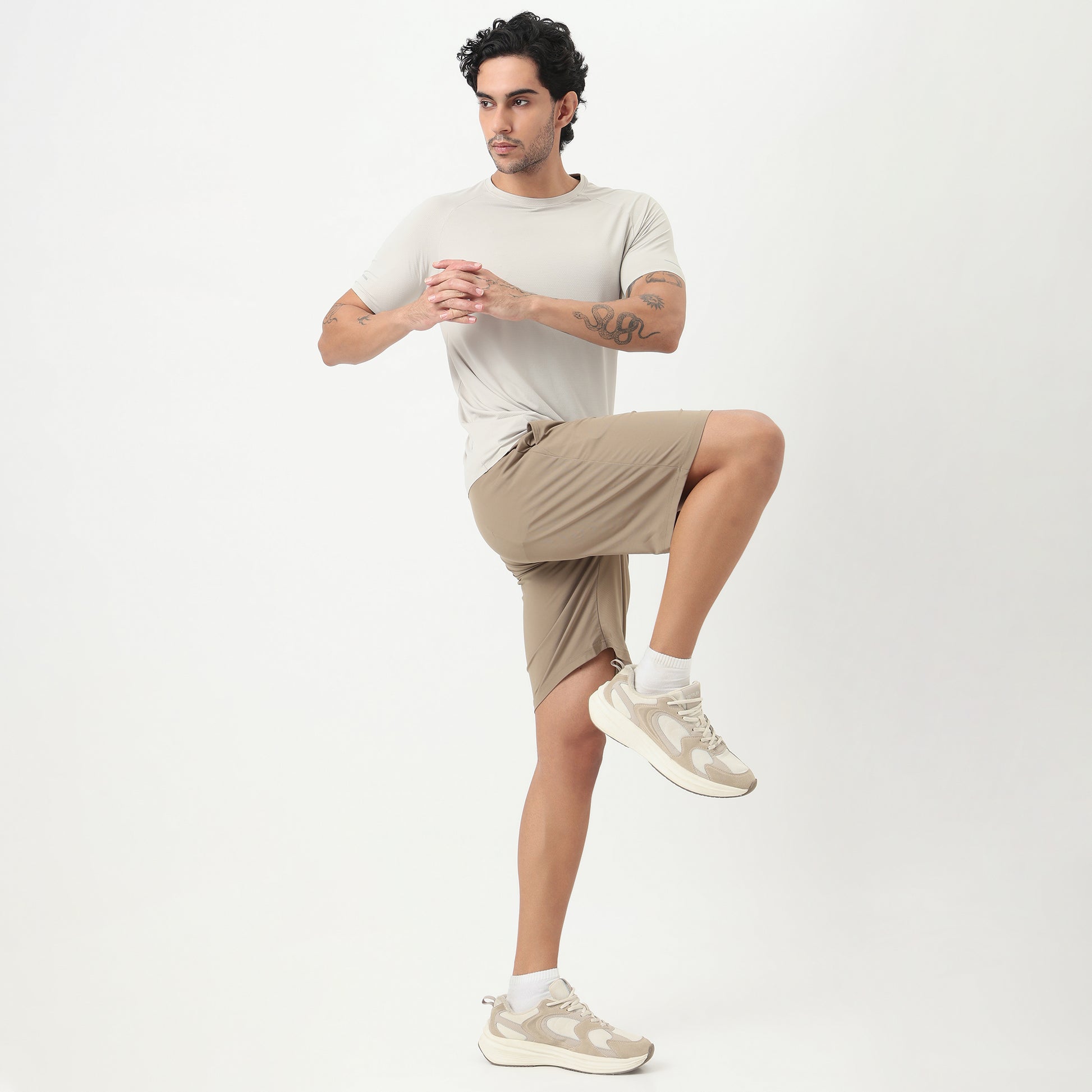 Flxshorts – Airdry® – Solid Woven Mid Rise Shorts