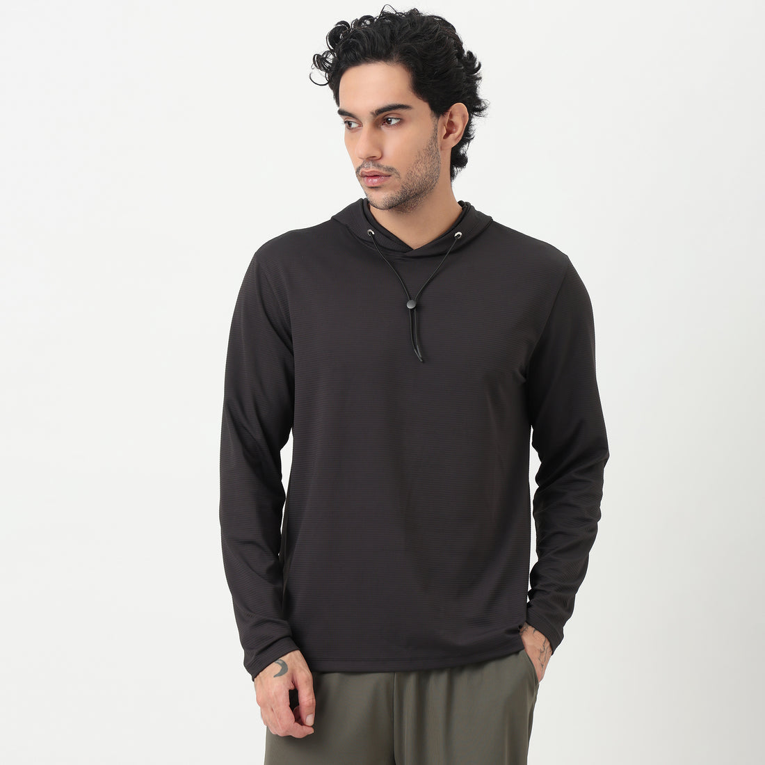 Uplifter – Airdry® – Oversize Hoodie with Stretch Training Fit