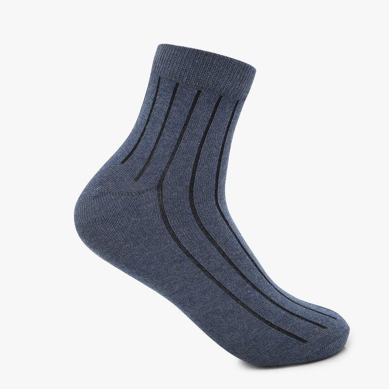 Men Wearing Assorted Free Size Socks