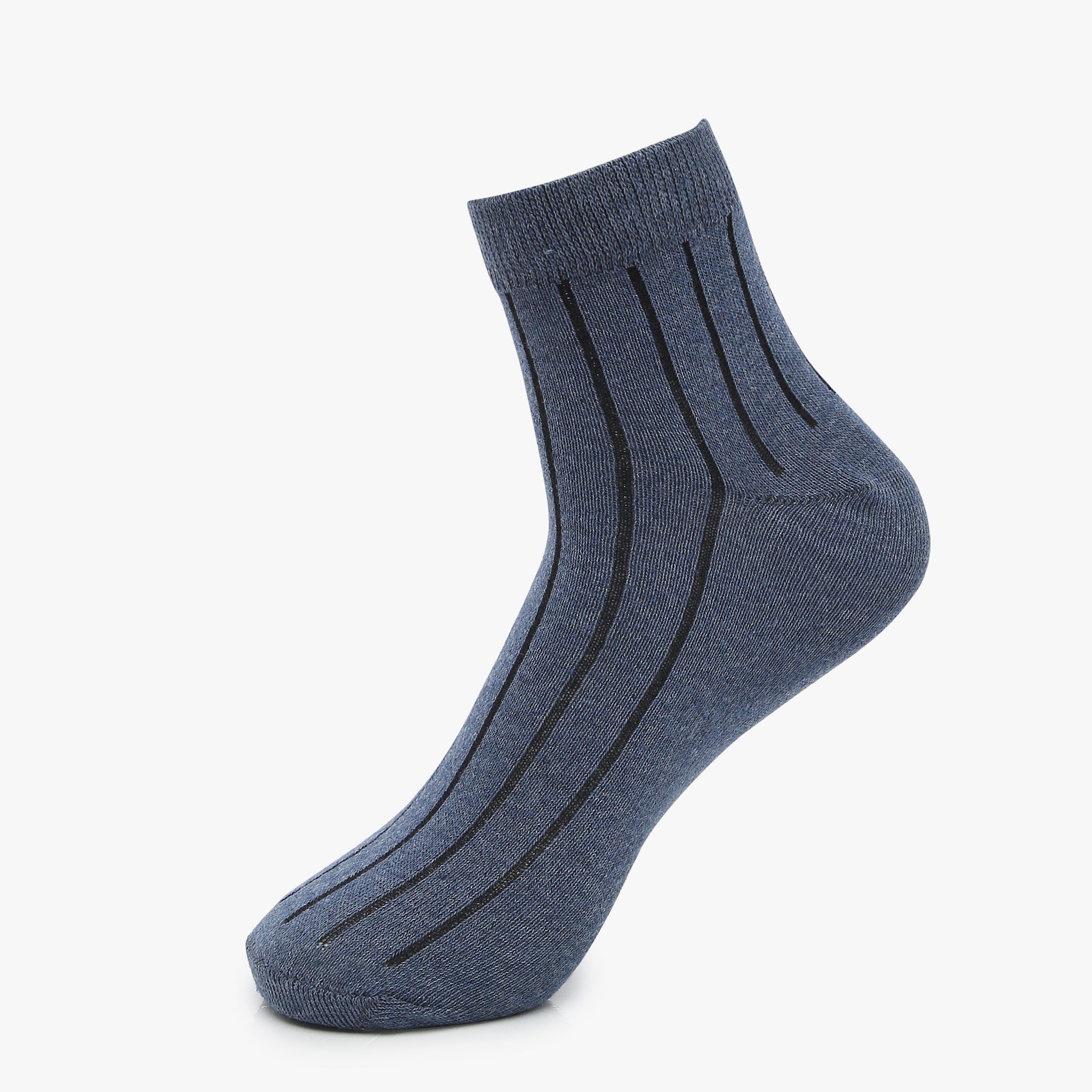 Men Wearing Assorted Free Size Socks
