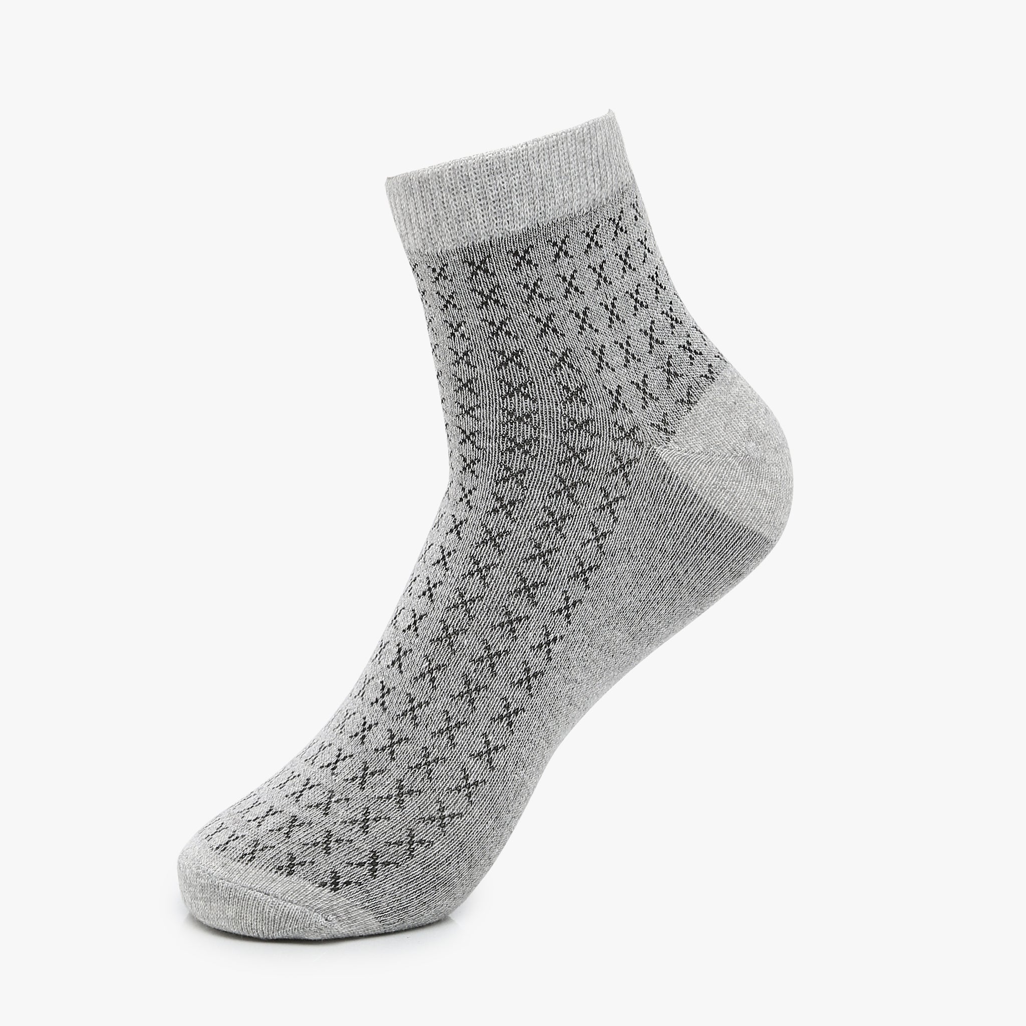 Men Wearing Assorted Free Size Socks
