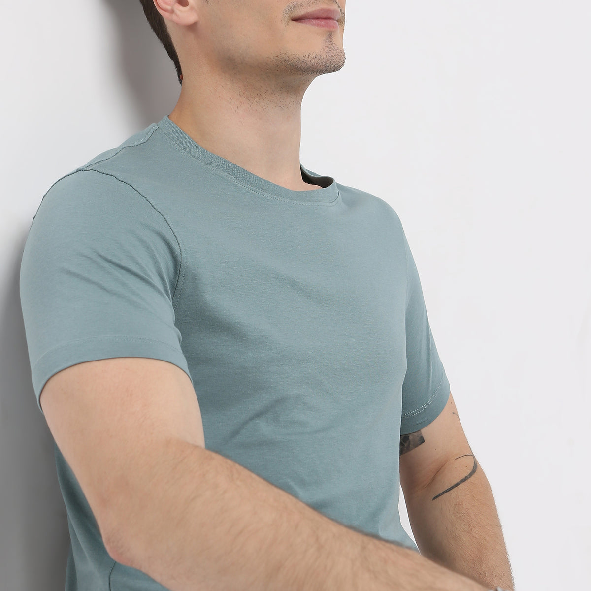 Modern Home All Day Snug Crew Neck Half Sleeve T-Shirt