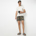 Regular Fit Printed Above Knee Mid Rise Shorts