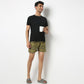 Regular Fit Printed Above Knee Mid Rise Shorts