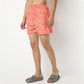Regular Fit Printed Above Knee Mid Rise Shorts