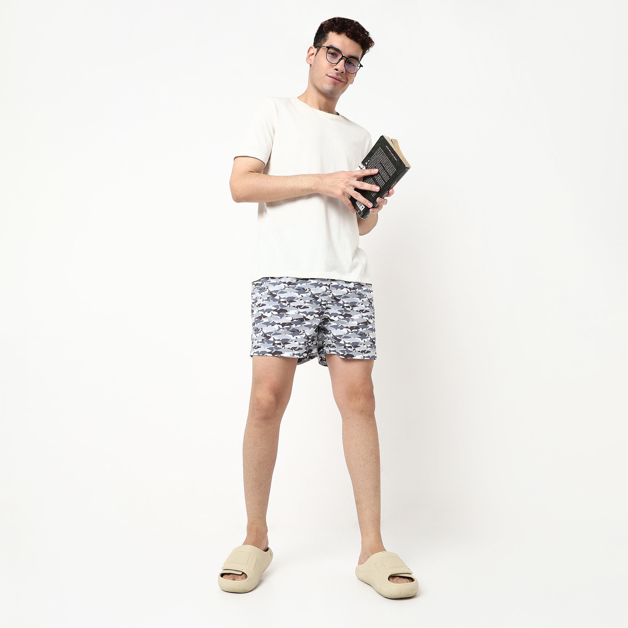 Cotton Printed Shorts