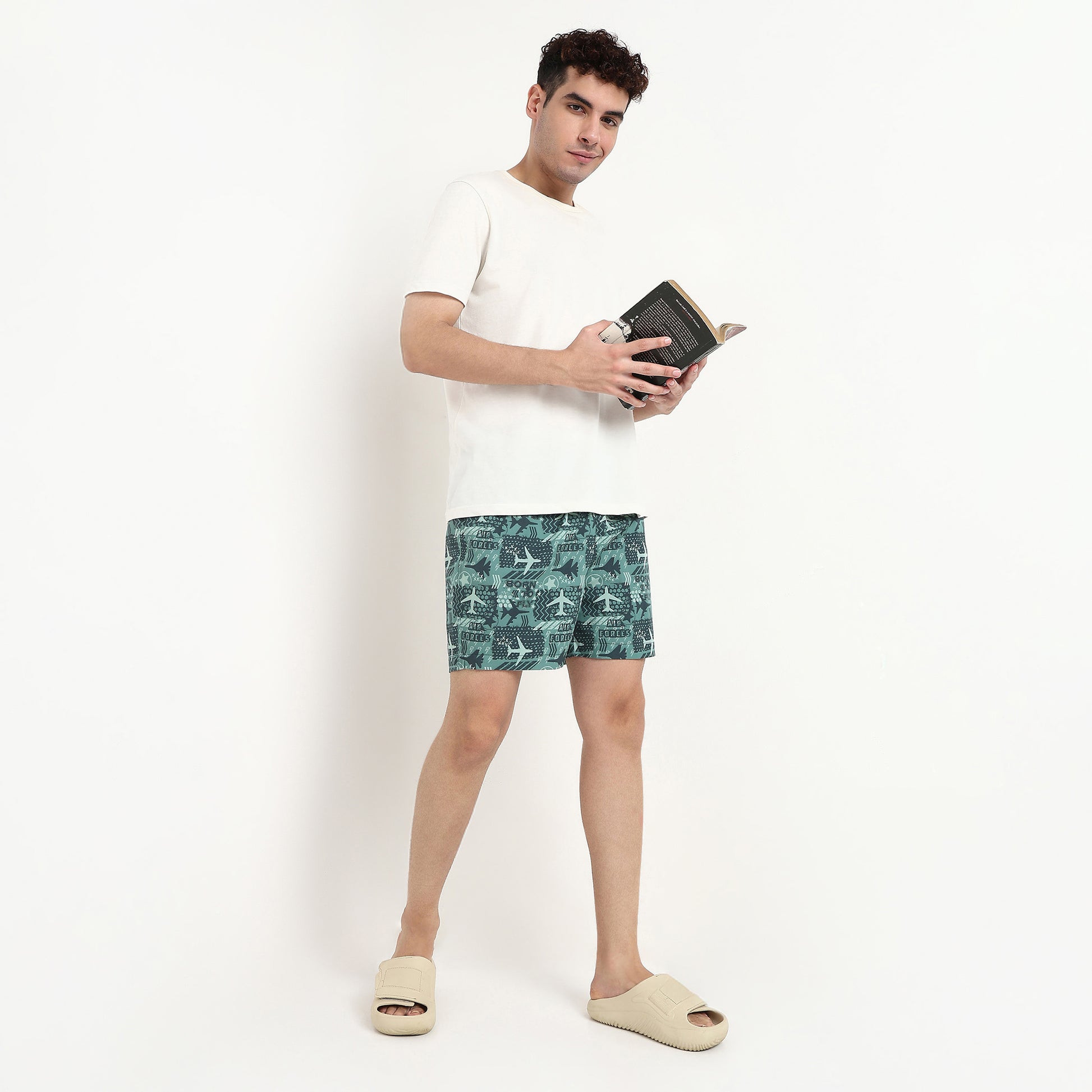 Cotton Printed Shorts