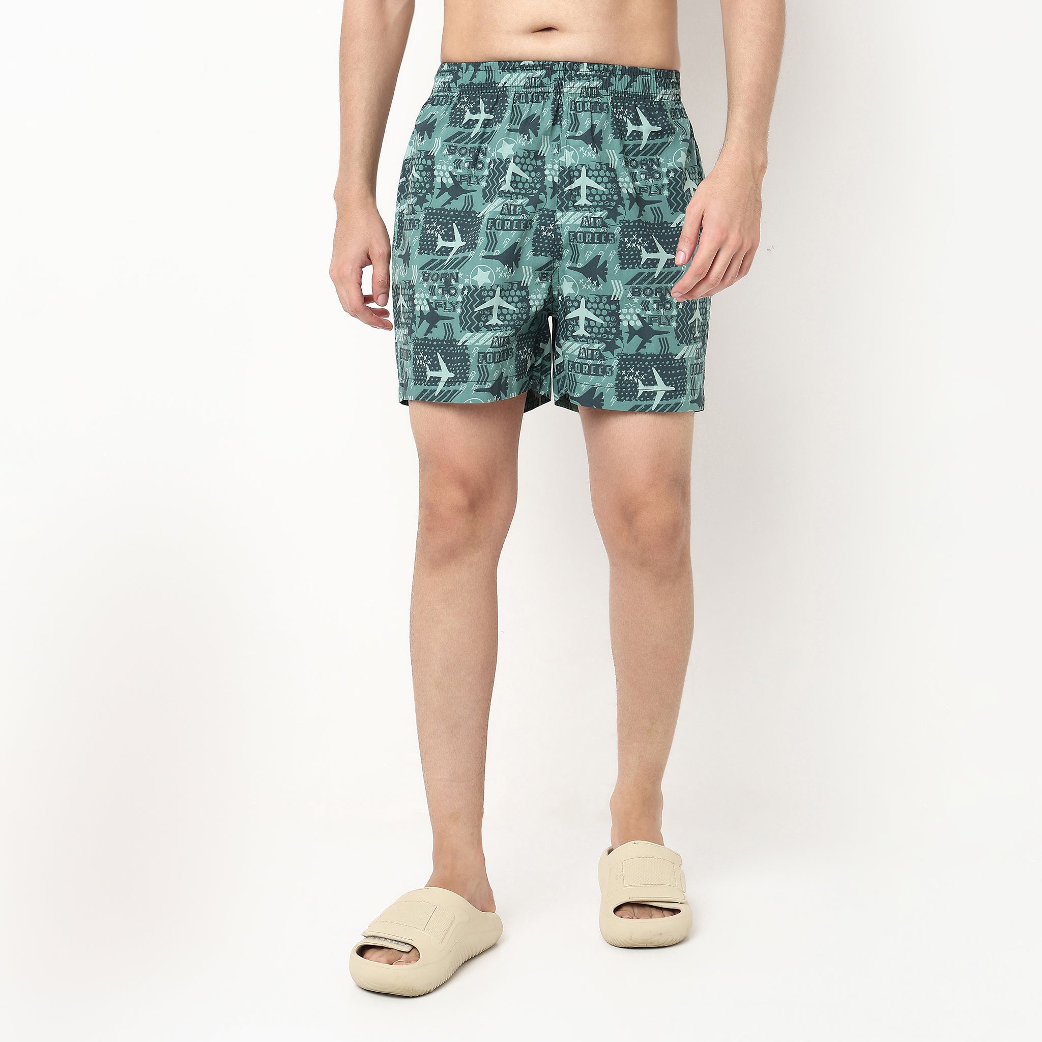 Cotton Printed Shorts