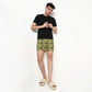 Printed Cotton Viscose Shorts