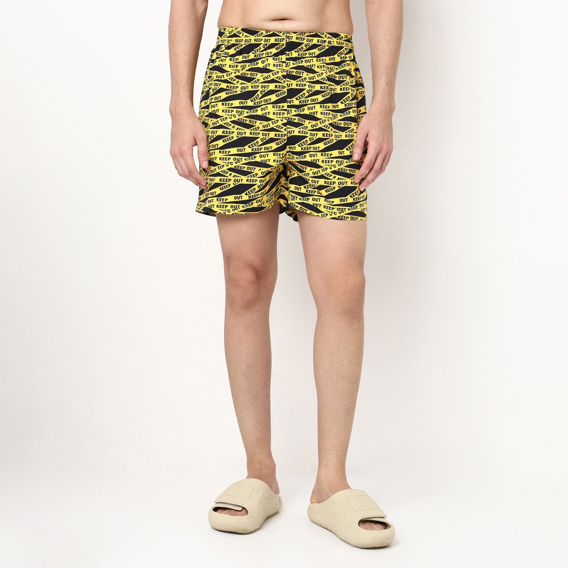 Printed Cotton Viscose Shorts