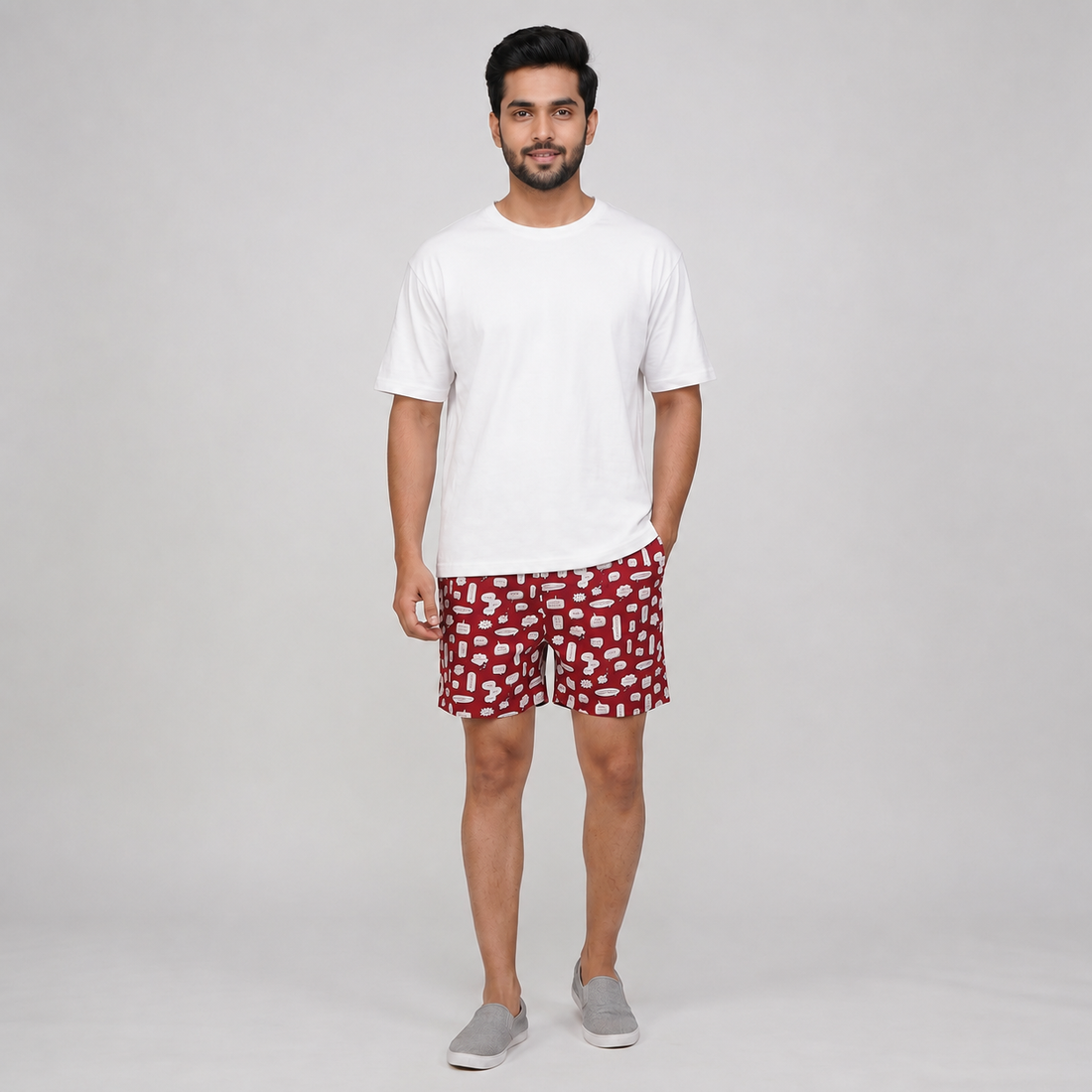 Cotton Printed Lounge Boxers Shorts