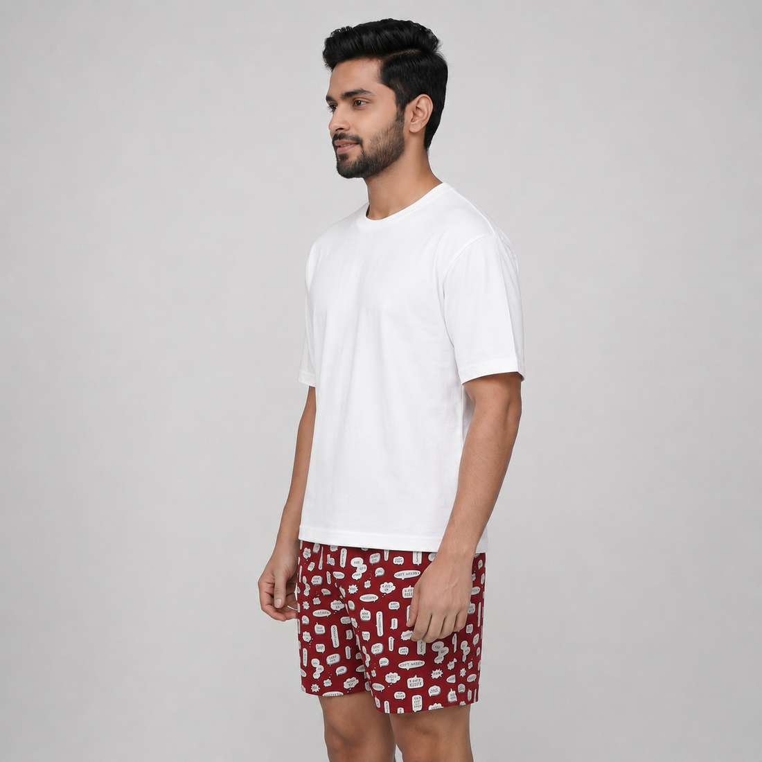 Cotton Printed Lounge Boxers Shorts