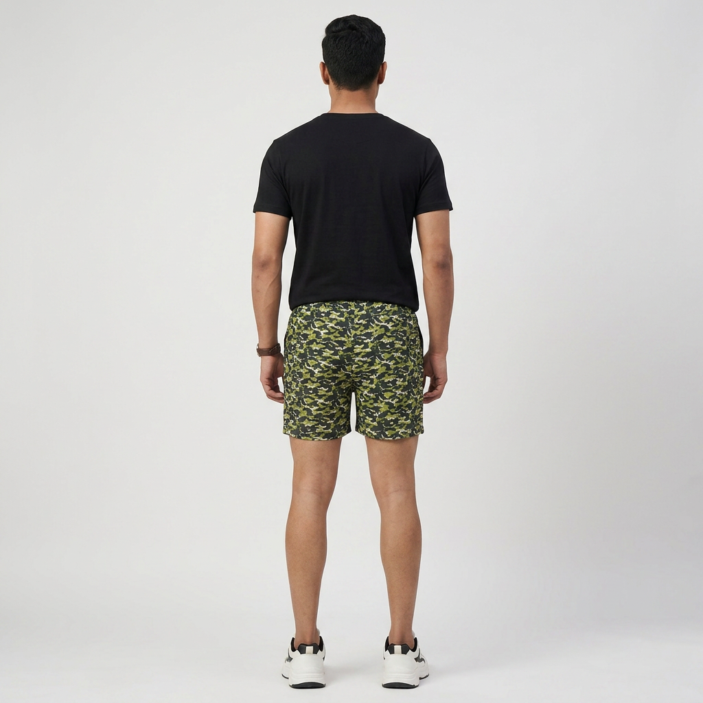 Cotton Printed Lounge Shorts