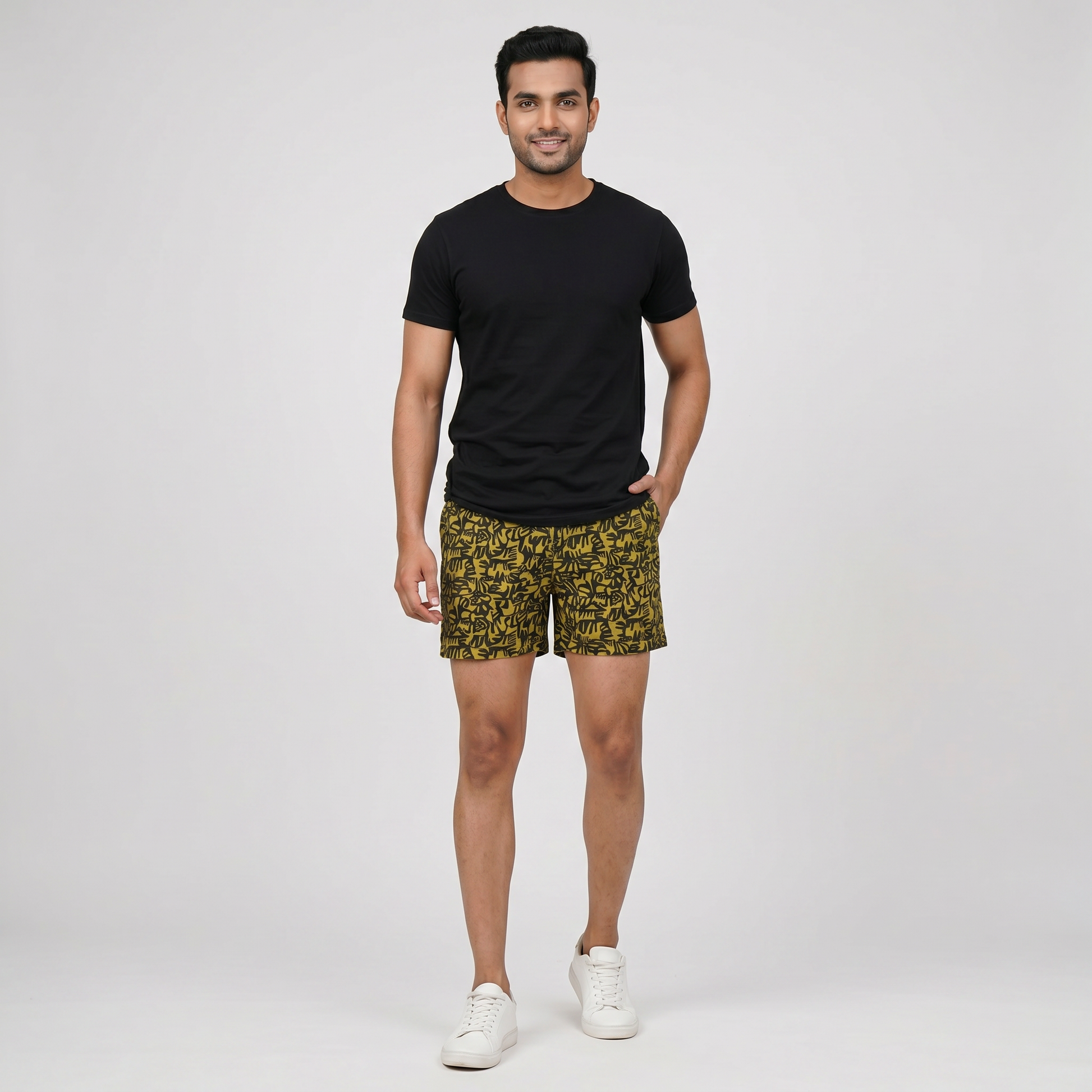 Cotton Solid Boxer Shorts